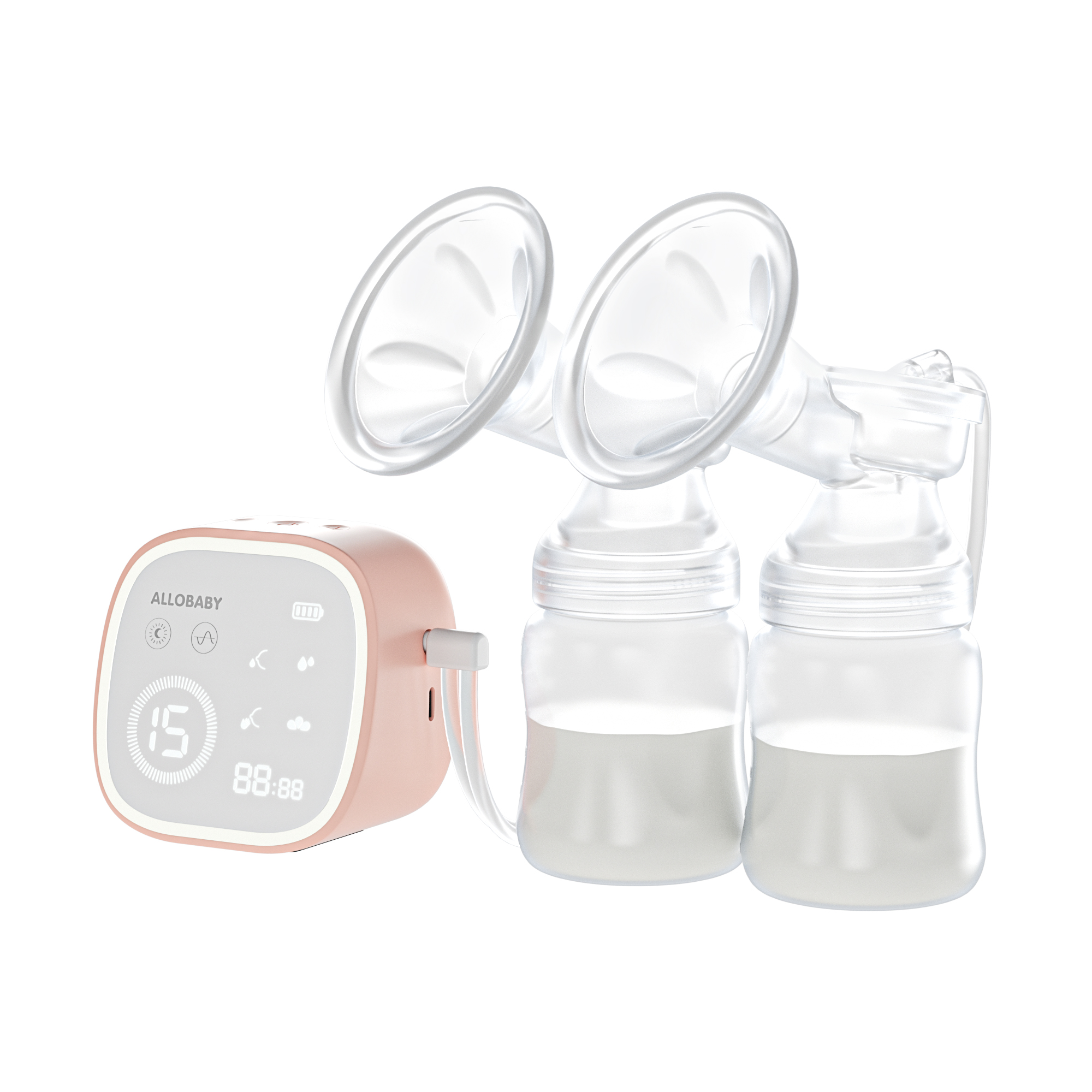 Double breast pump
