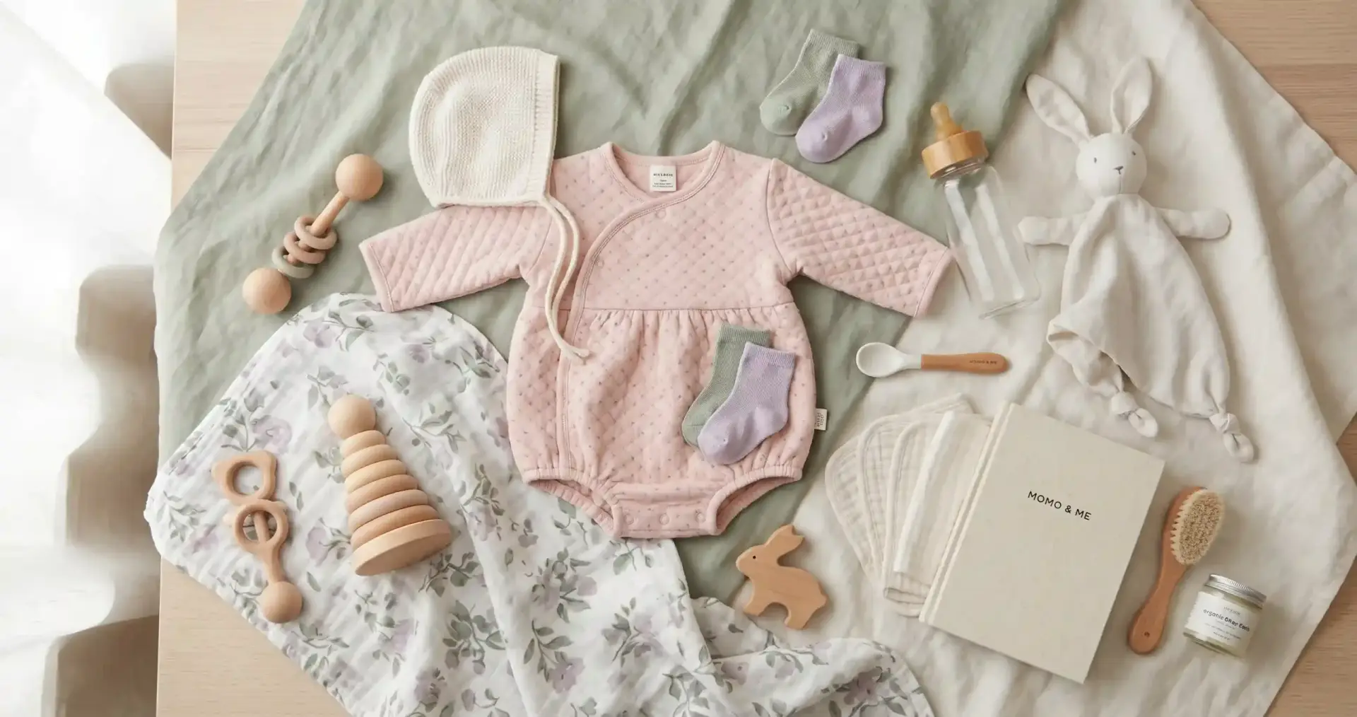 Asian aesthetic baby and kids products featuring Japanese and Korean style design elements